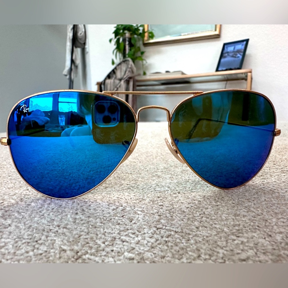 Authentic RayBans aviator sunglasses